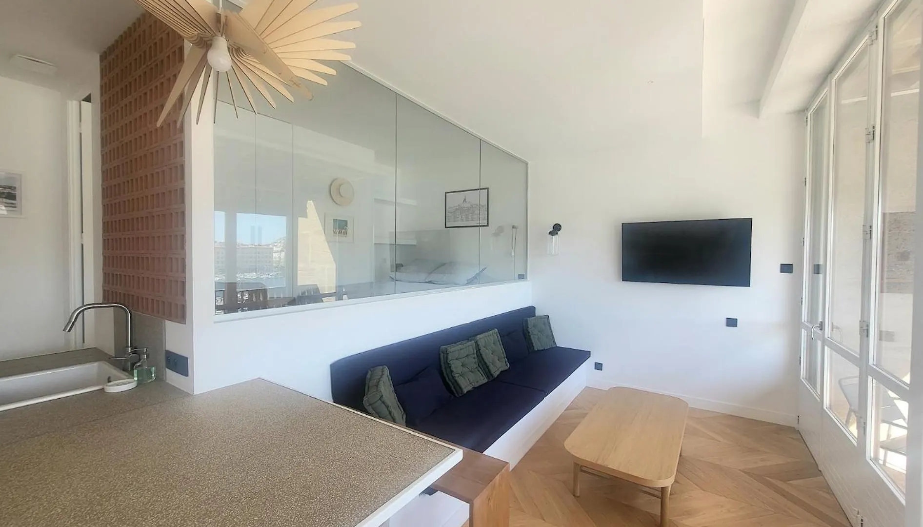 Superbe Appartement, Vue Notre Dame De La Garde, Vieux Port Marseille France