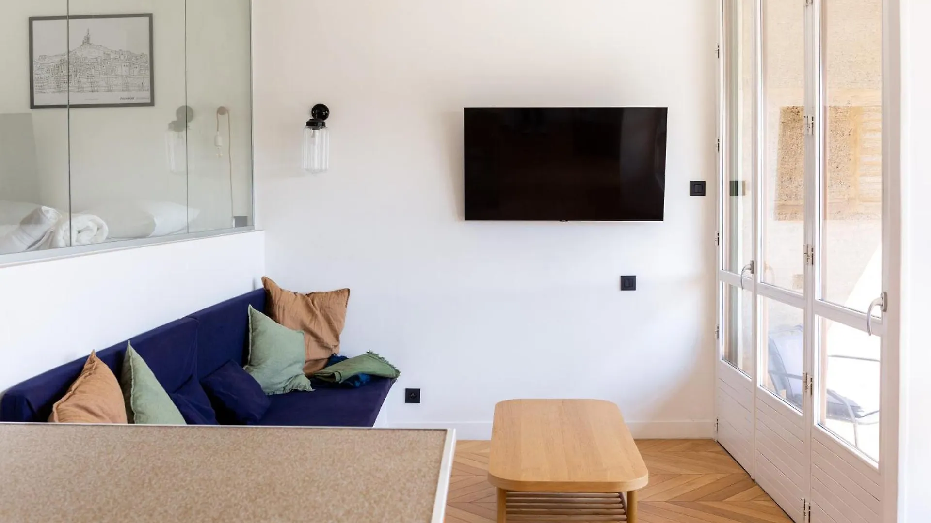 Superbe Appartement, Vue Notre Dame De La Garde, Vieux Port Marseille